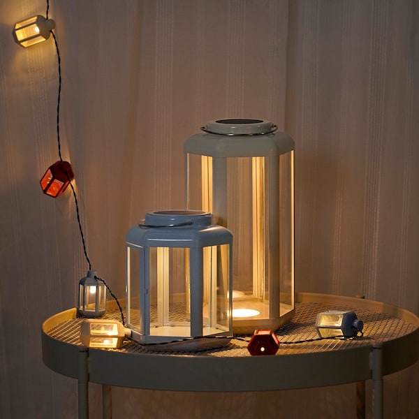 SOLVINDEN Solartischleuchte, LED, Laterne/beige, Im Verkauf