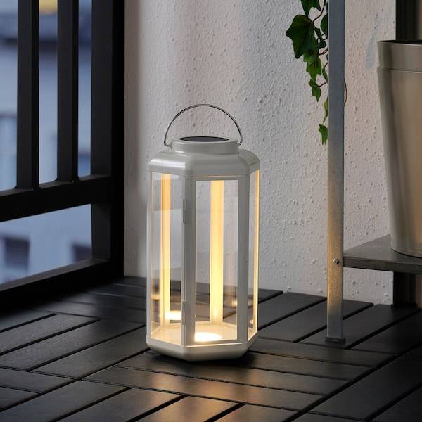 SOLVINDEN Solartischleuchte, LED, Laterne/beige, Im Verkauf