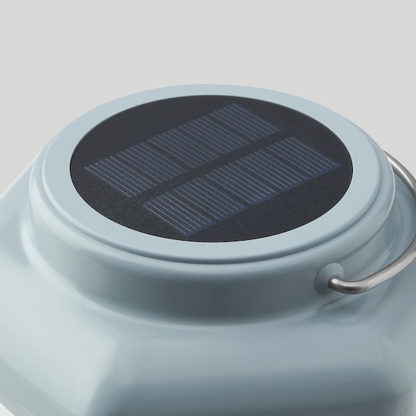 SOLVINDEN Solartischleuchte, LED, Laterne/hellblau, zollfrei