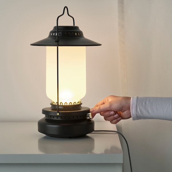 STORHAGA Tischleuchte, LED, dimmbar für draußen/schwarz, 50% Rabatt für begrenzte Zeit
