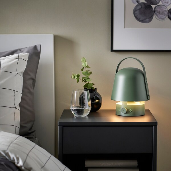 VAPPEBY Leuchte m Bluetooth-Lautsprecher, für draußen/grün Outlet