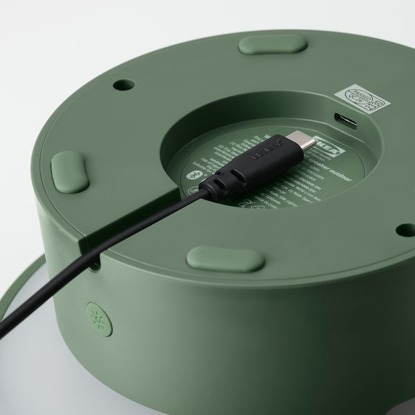 VAPPEBY Leuchte m Bluetooth-Lautsprecher, für draußen/grün Outlet