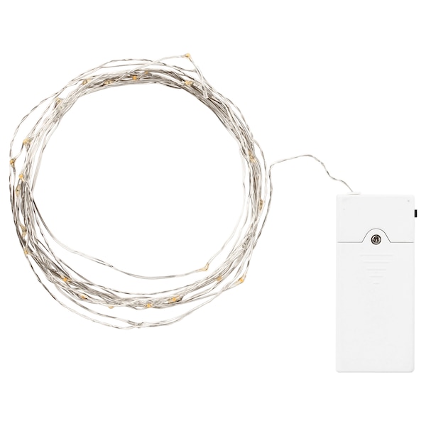 VISSVASS Lichterkette (40), LED, innen/batteriebetrieben silberfarben