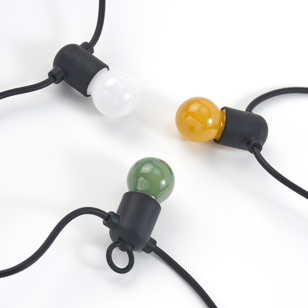 SOLVINDEN Lichterkette (12), LED, batteriebetrieben/für draußen bunt Sonderangebot