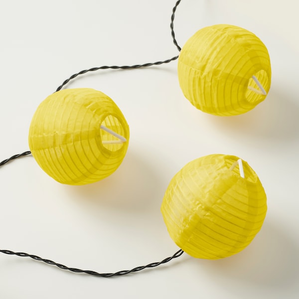SOLVINDEN Lichterkette (12), LED, für draußen/batteriebetrieben gelb Großer Ausverkauf