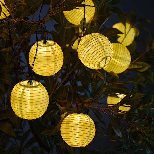 SOLVINDEN Lichterkette (12), LED, für draußen/batteriebetrieben gelb Großer Ausverkauf