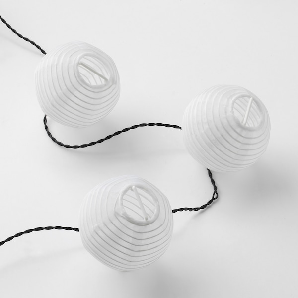 SOLVINDEN Lichterkette (12), LED, für draußen/batteriebetrieben weiß Flash Sale
