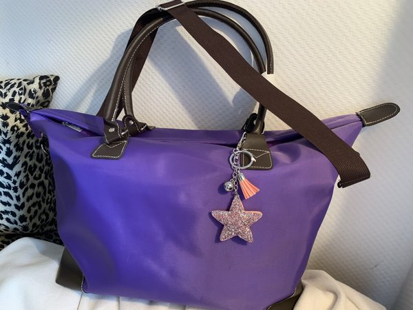 ﻿Plauener Spitze City-Shopper Lila
