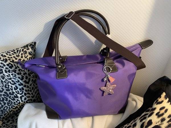 ﻿Plauener Spitze City-Shopper Lila Nur für heute