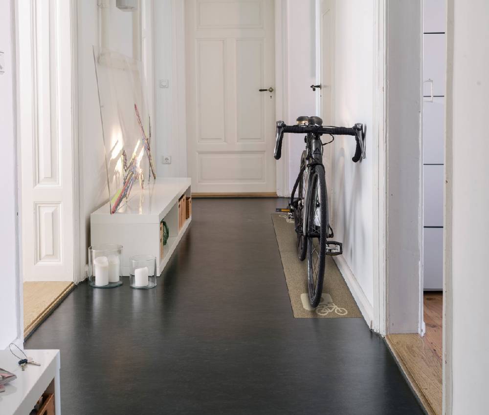 ﻿Salonloewe Bike Parking taupe Fußmatte Nur für heute