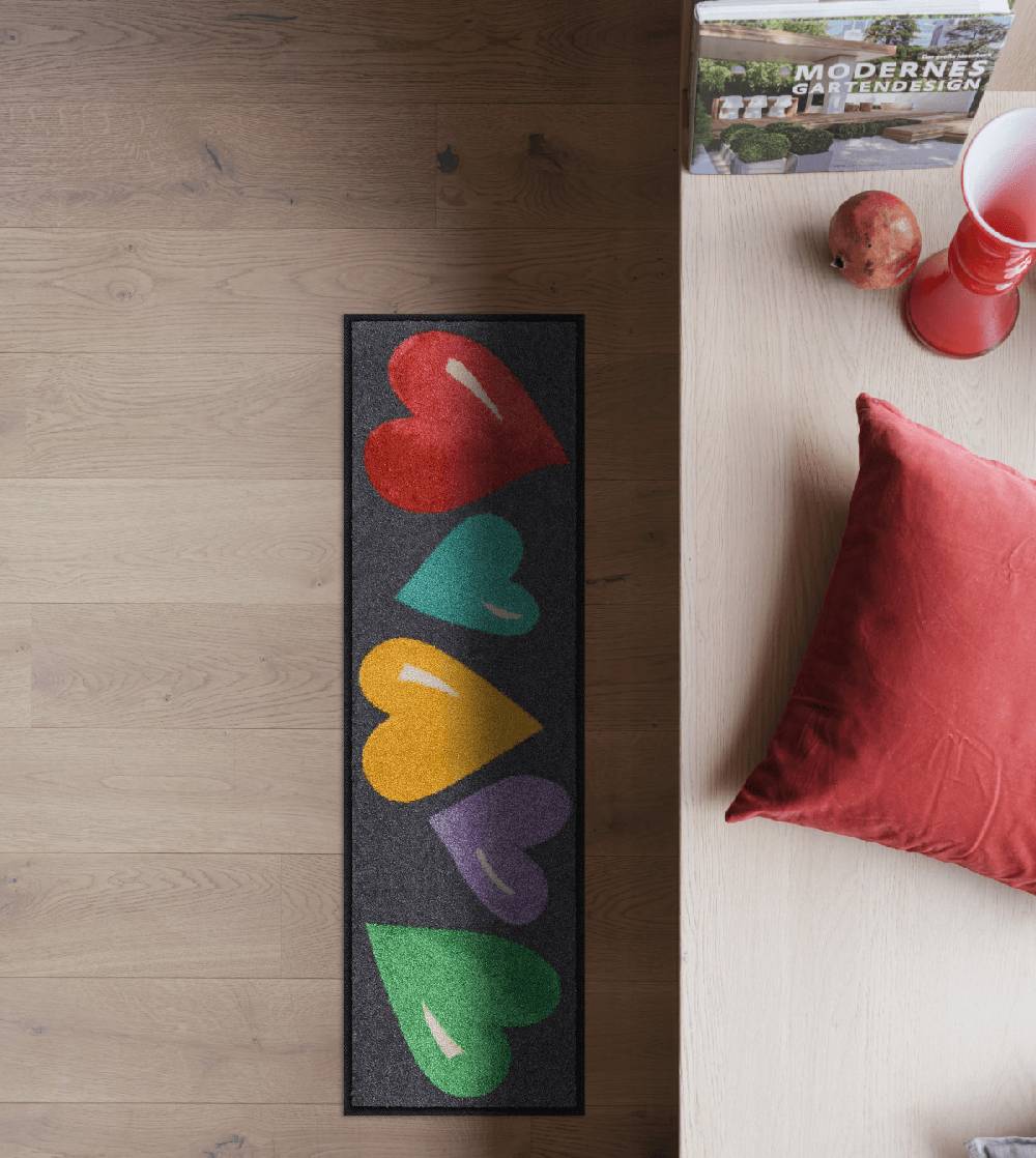 Salonloewe Big Hearts Colourful Fußmatte Super Rabatt