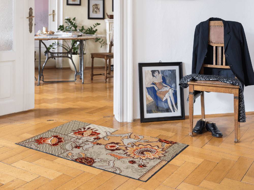 Salonloewe Bohemian Patch taupe Fußmatte Fabrikladen