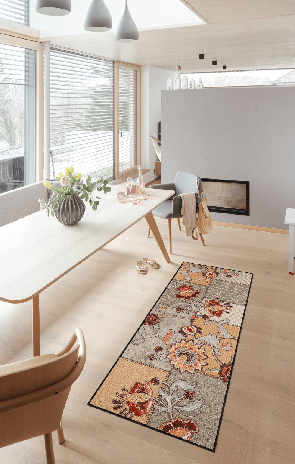 Salonloewe Bohemian Patch taupe Fußmatte Fabrikladen