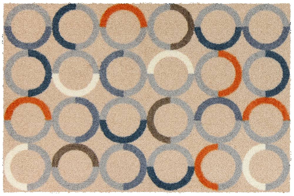 Salonloewe Bilbo blue-orange Fußmatte