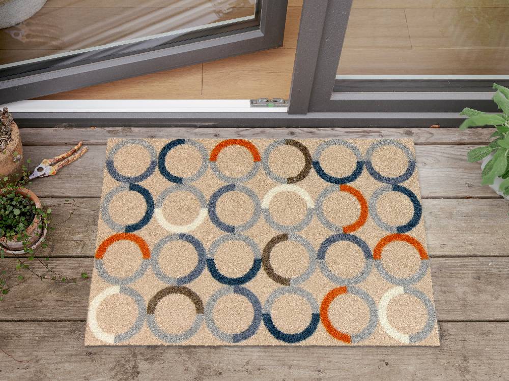 Salonloewe Bilbo blue-orange Fußmatte 2025