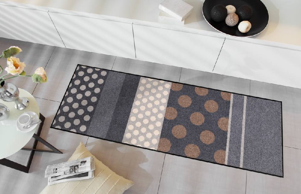 Salonloewe Glamour Dots grau Fußmatte Exklusivangebot
