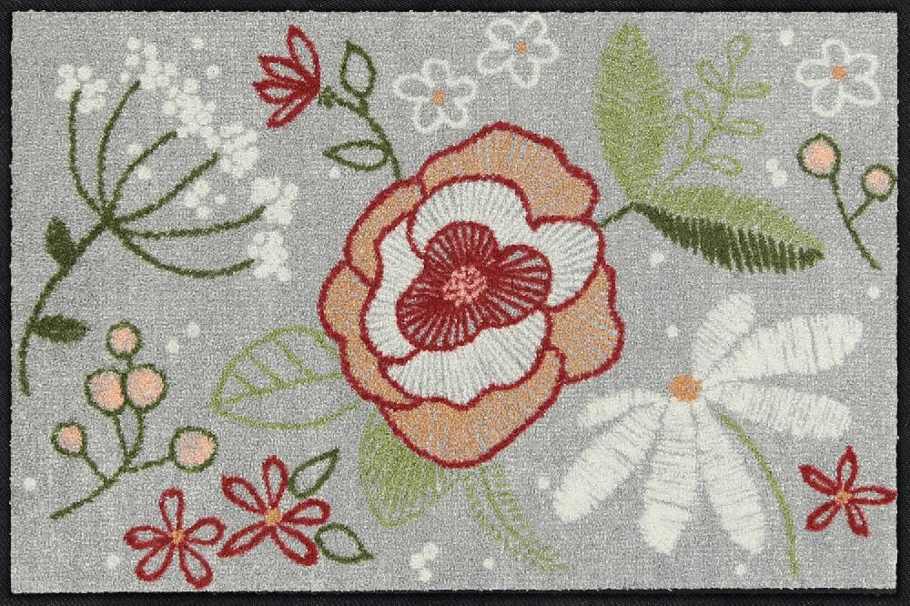 Salonloewe Stitch Flowers Fußmatte