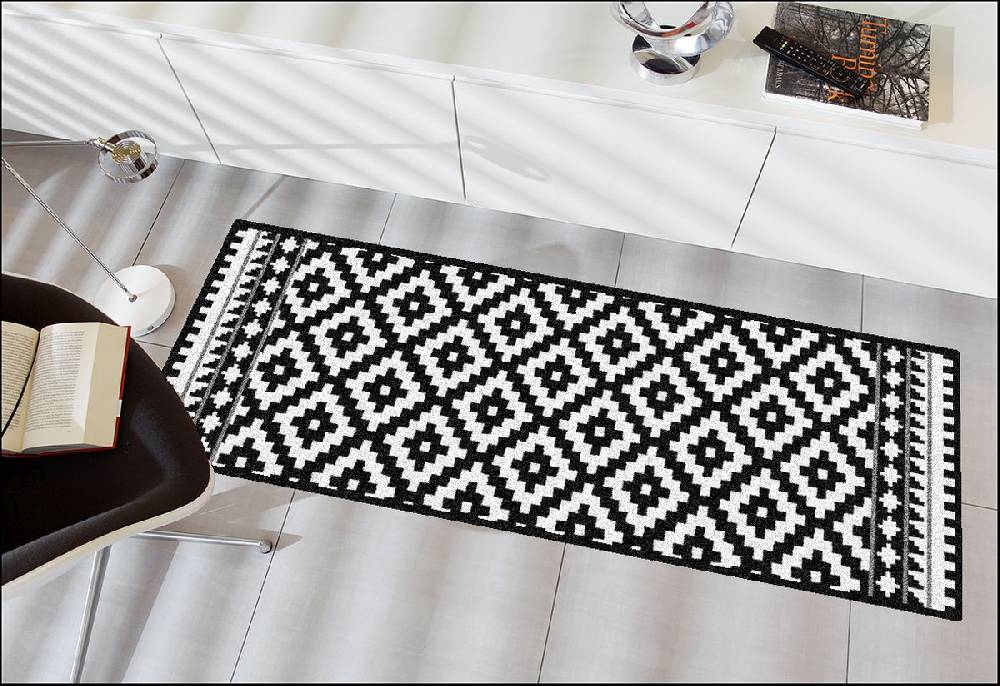 Salonloewe Tabuk Black & White Fußmatte 2025
