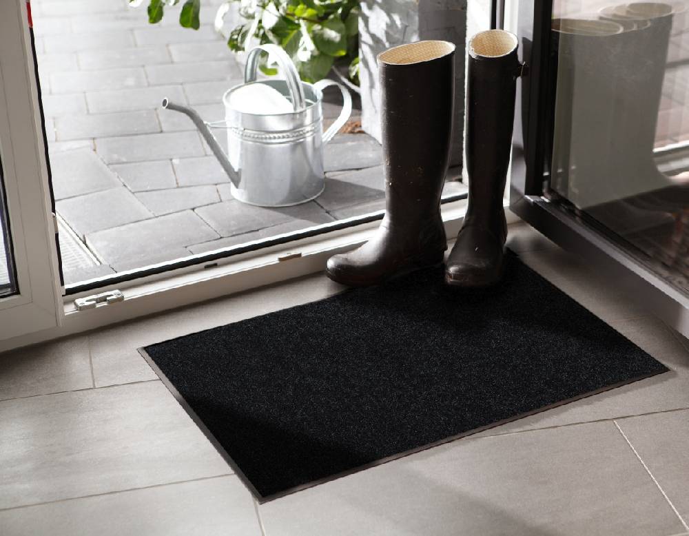 Salonloewe Schwarz Fußmatte Fabrikverkauf