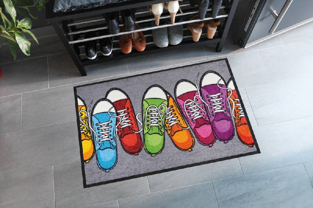Salonloewe Bunte Turnschuhe Fußmatte Blitzverkäufe