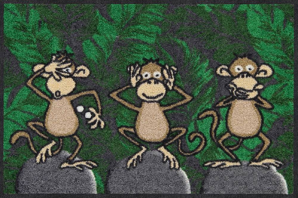 Salonloewe Three Monkeys Fußmatte