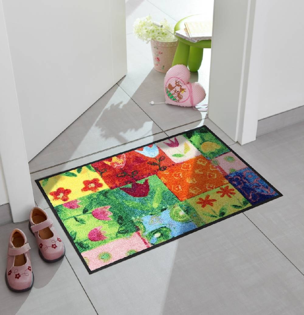 Salonloewe Tulpenpatchwork Fußmatte Flash Sale