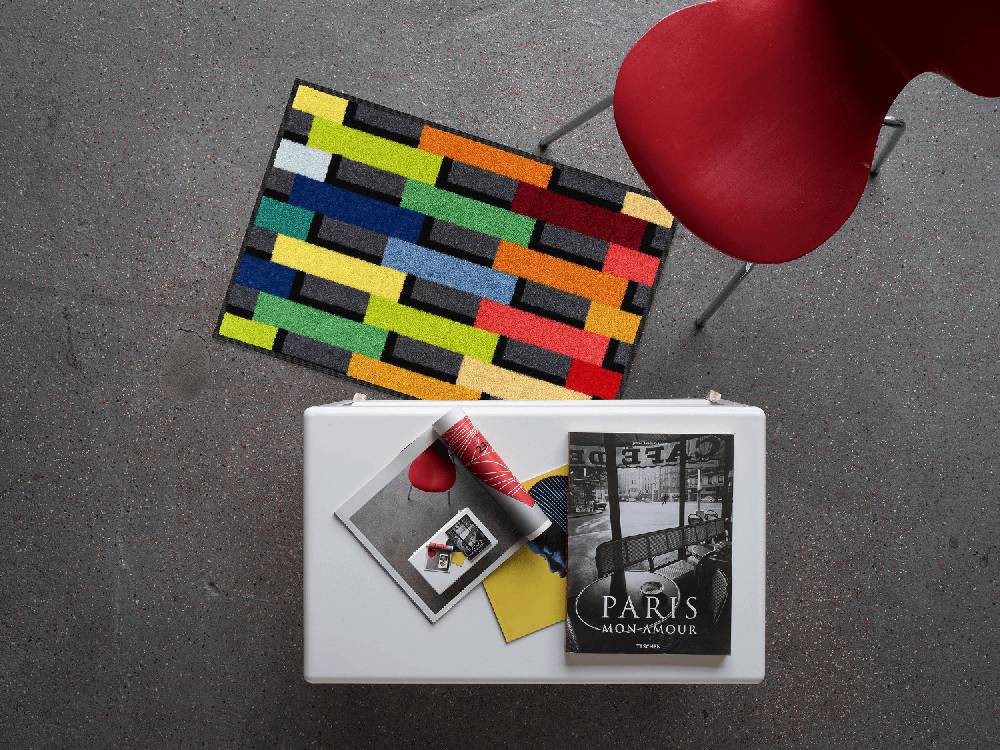 Salonloewe Colourful Bricks Fußmatte Lagerräumung