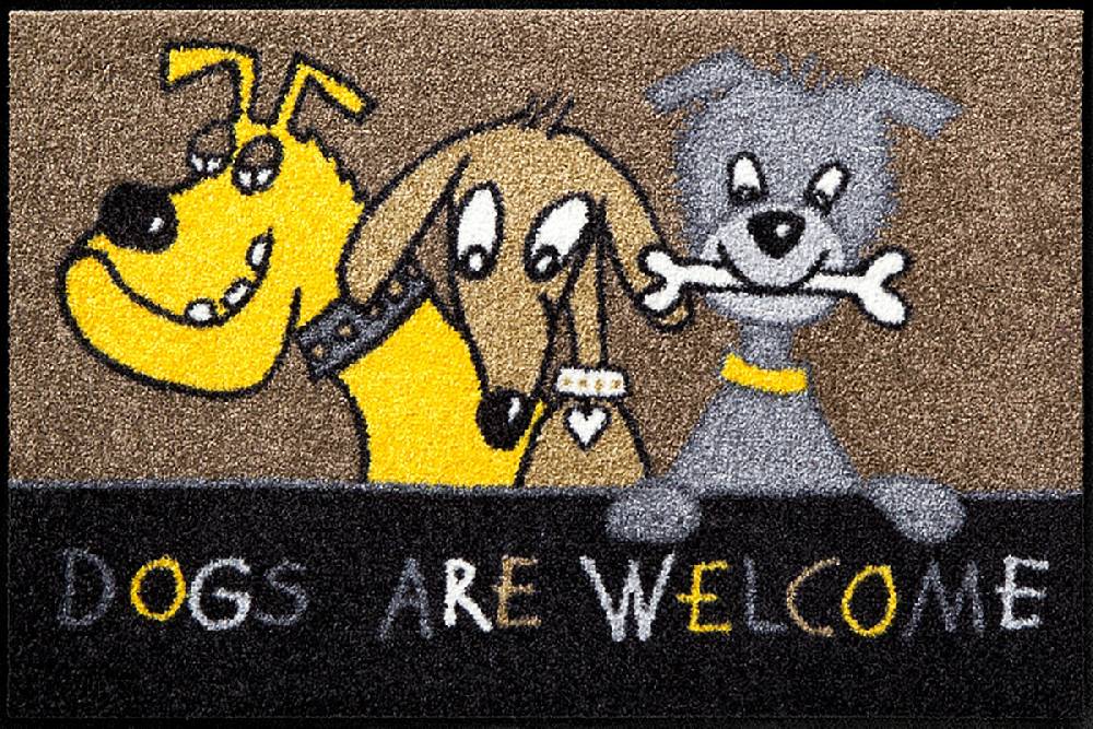 Salonloewe Dogs Are Welcome Fußmatte