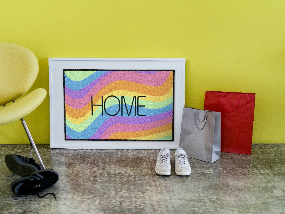 Salonloewe Rainbow Wave Home Fußmatte Jubiläumsangebot