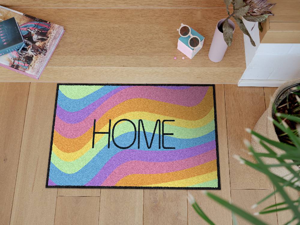 Salonloewe Rainbow Wave Home Fußmatte Jubiläumsangebot