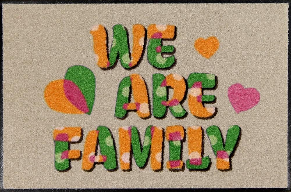 Salonloewe Lovely Family orange-green Fußmatte