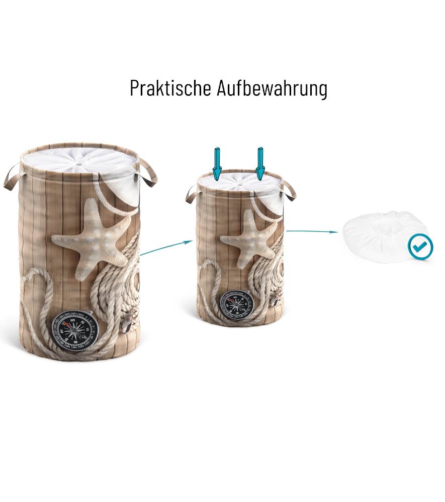 ﻿Sanilo Wäschekorb Maritime Nur für heute