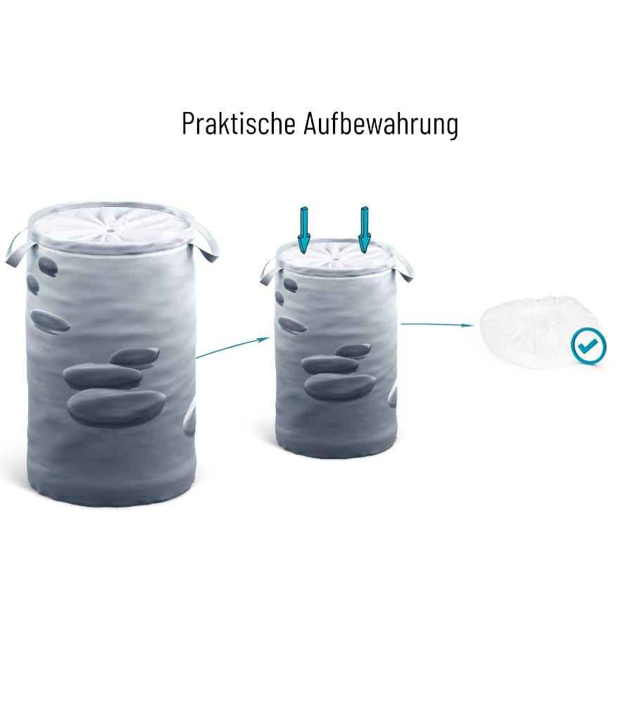Sanilo Wäschekorb Black Stones 50% Rabatt für begrenzte Zeit