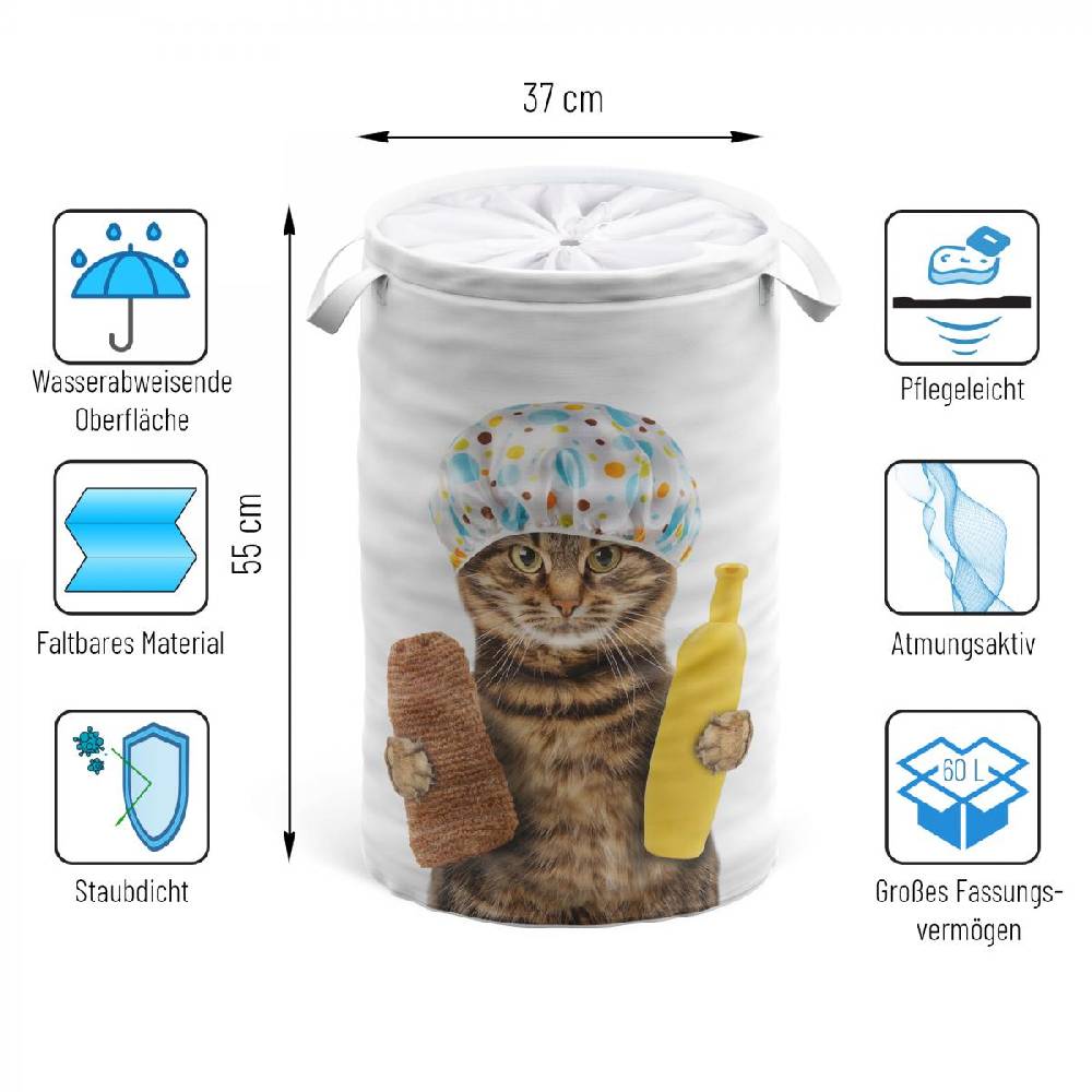 Sanilo Wäschekorb Shower Cat