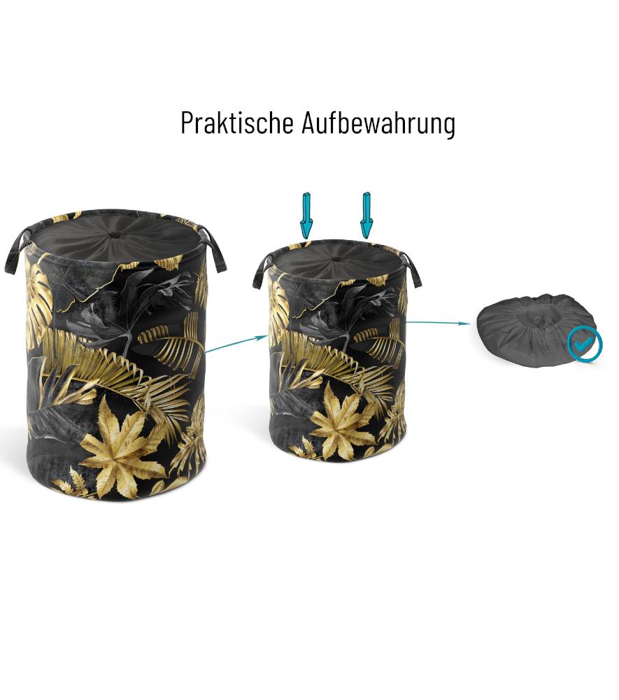 Sanilo Wäschekorb Golden Leaves Exklusivangebot
