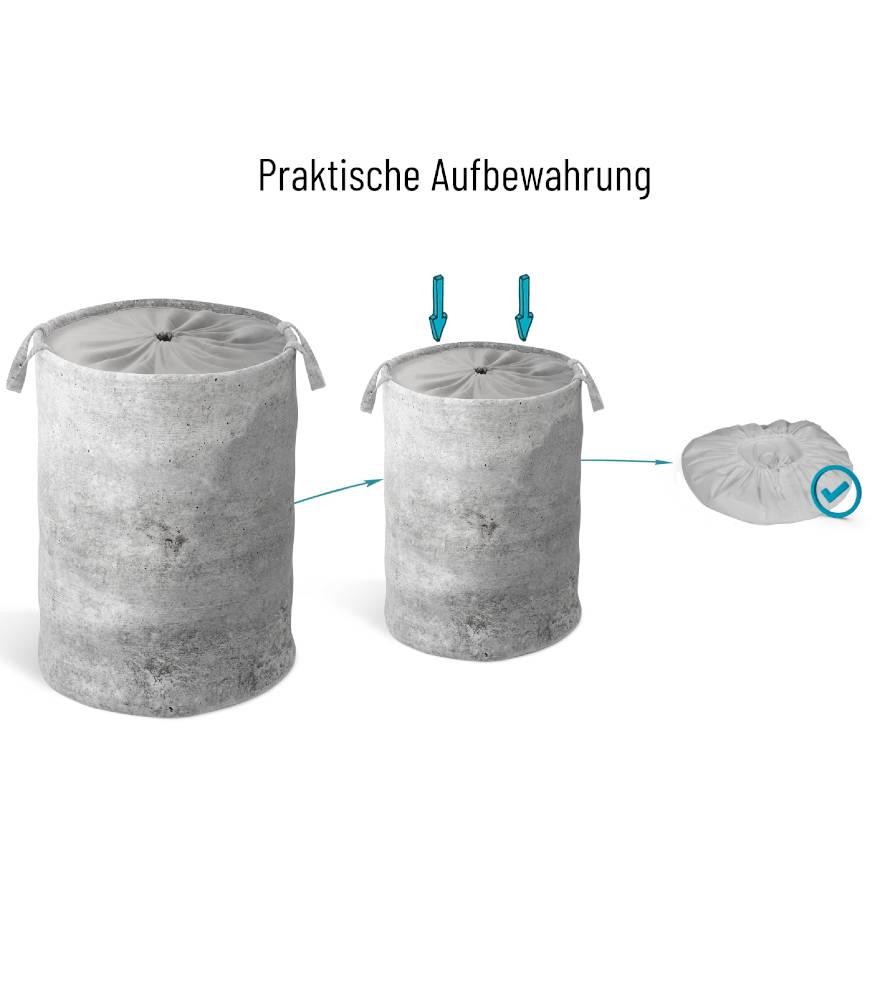 Sanilo Wäschekorb Beton Black Friday