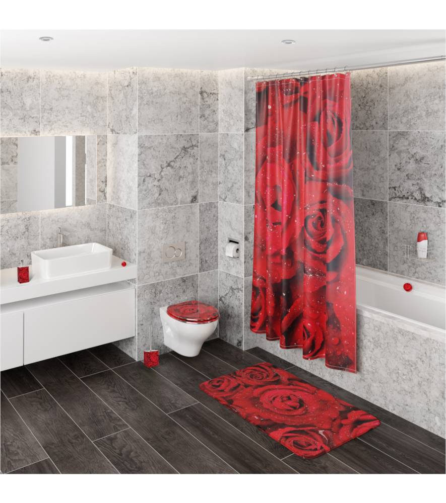 Sanilo Duschvorhang Rosen 180 x 200 cm