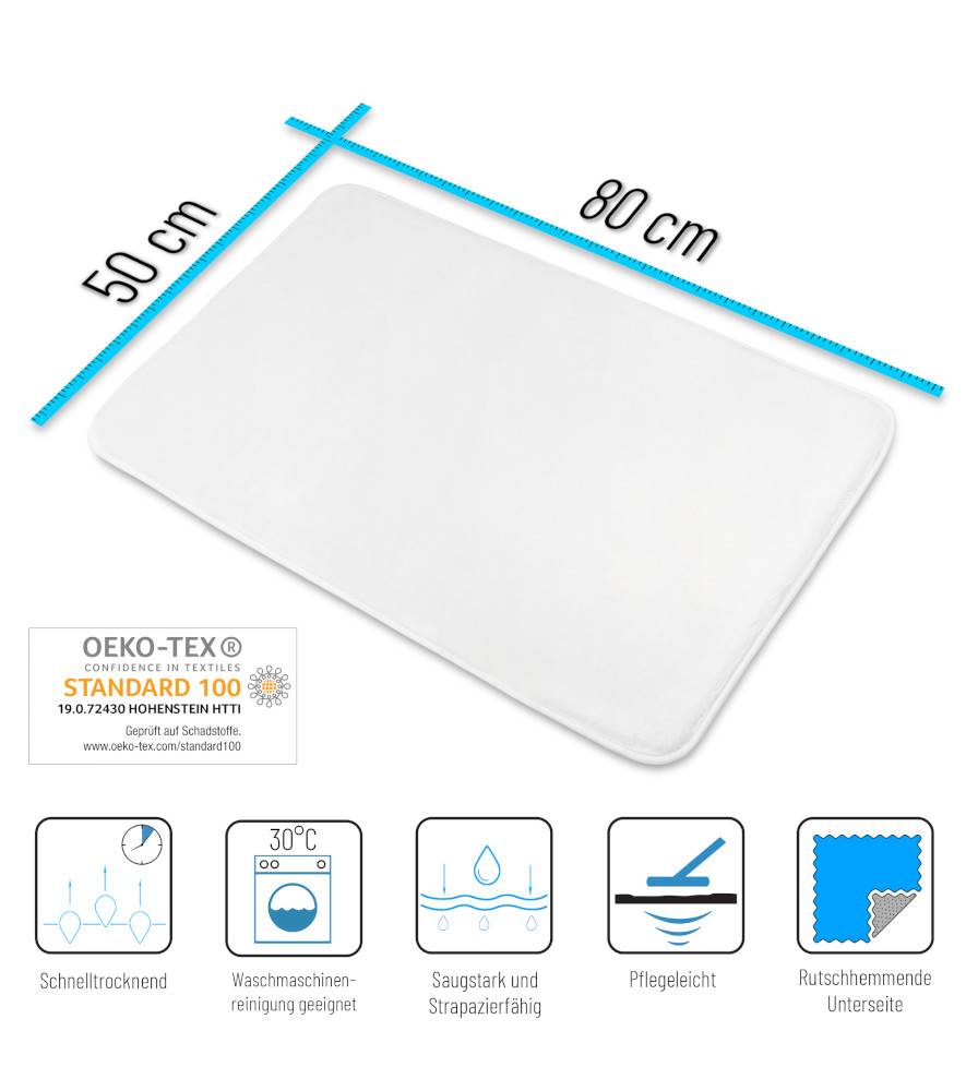 Sanilo Badteppich Clam 50 x 80 cm Bis zu 65% Rabatt