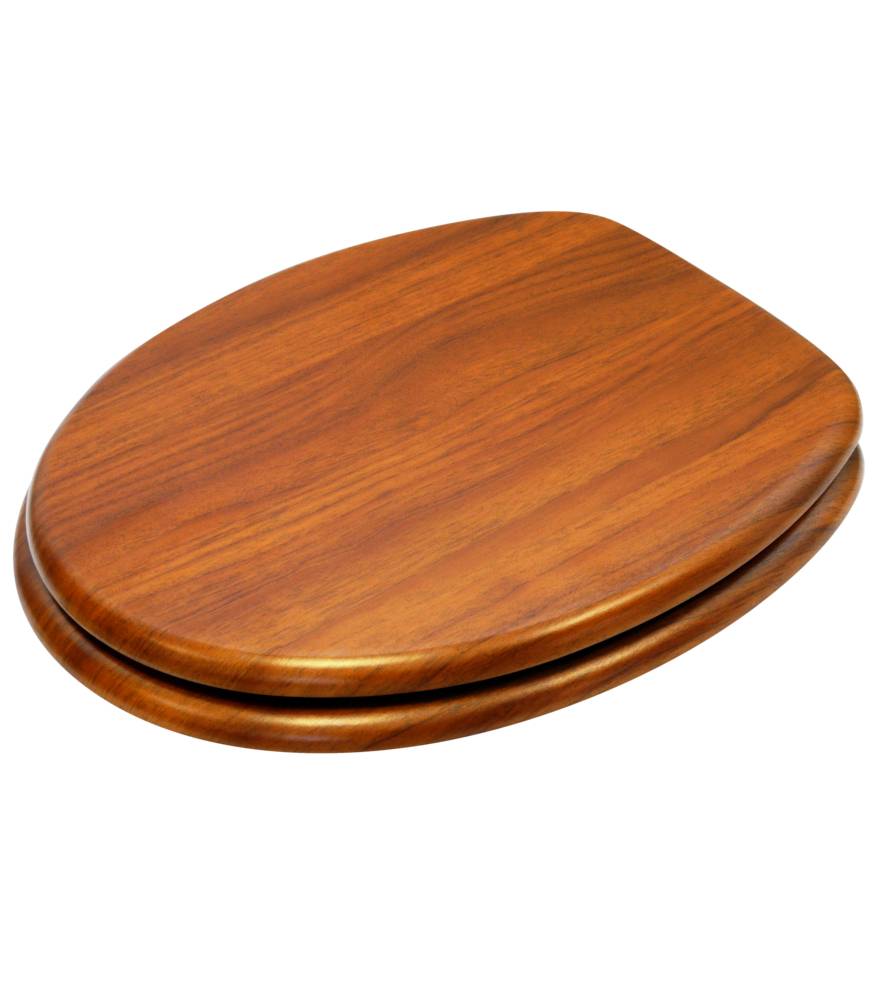 Sanilo WC-Sitz Mahagoni - Premium Toilettendeckel direkt vom Hersteller
