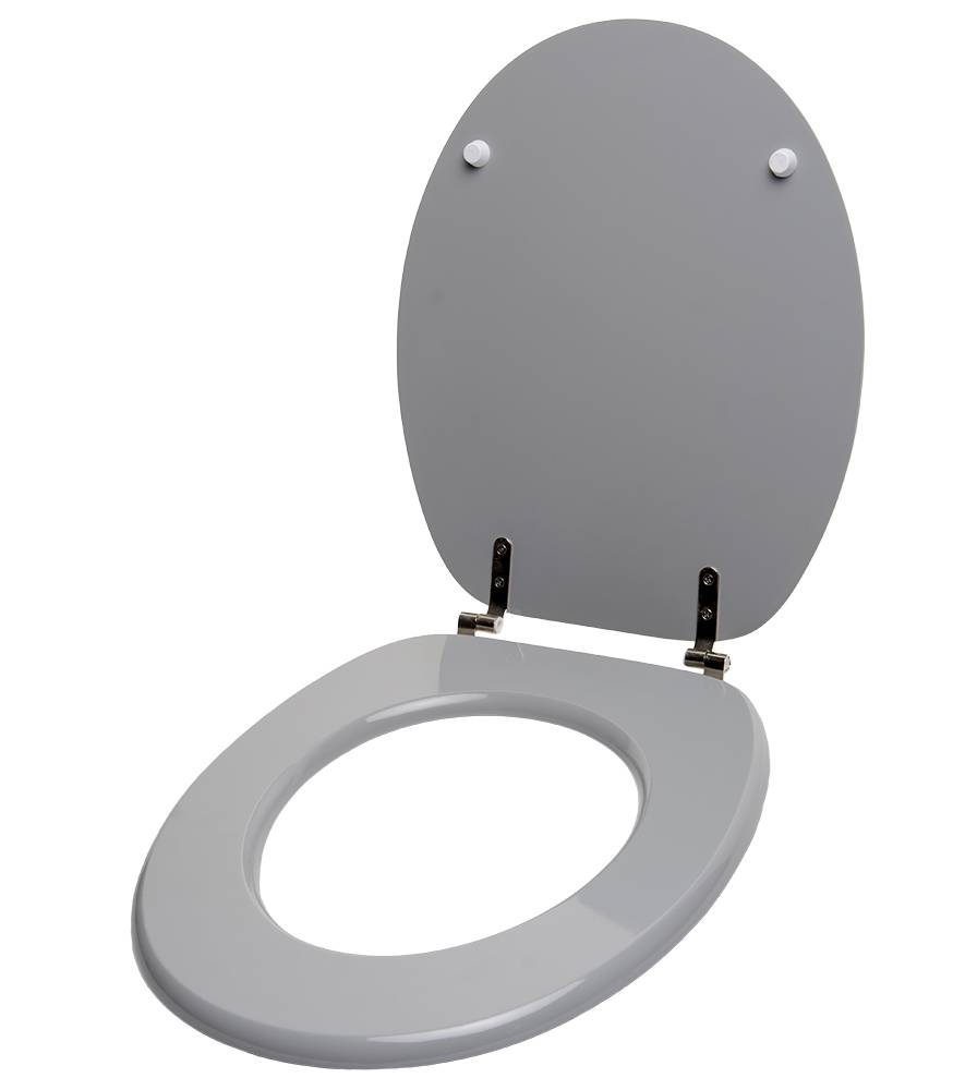 Sanilo WC-Sitz Manhattan Grau - Premium Toilettendeckel direkt vom Hersteller Blitzangebot