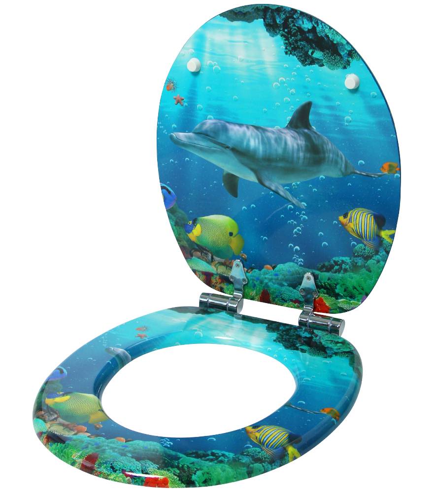 Sanilo WC-Sitz Delphine - Premium Toilettendeckel direkt vom Hersteller Saisonale Angebote