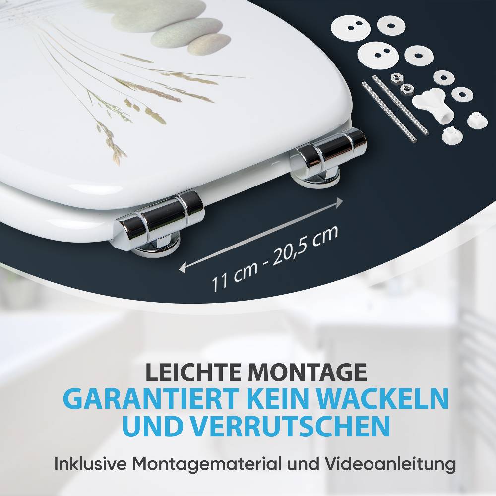 Sanilo WC-Sitz mit Absenkautomatik Balance - Premium Toilettendeckel direkt vom Hersteller JETZT KAUFEN