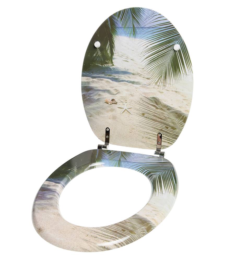 Sanilo WC-Sitz Beach - Premium Toilettendeckel direkt vom Hersteller Vierteljährliche Förderung