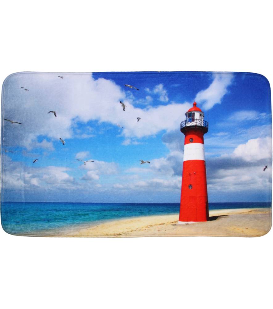 Sanilo 3-teiliges Badezimmer Set Leuchtturm 2025