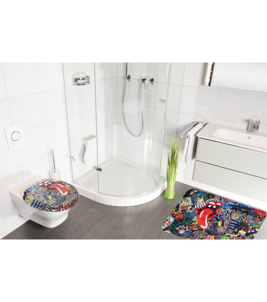 Sanilo 3-teiliges Badezimmer Set Graffiti Günstiger Verkauf