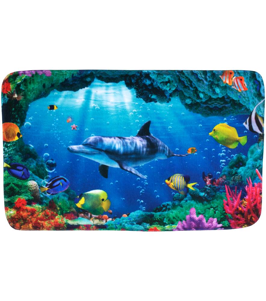 Sanilo 3-teiliges Badezimmer Set Delphin Korallen Sonderangebot