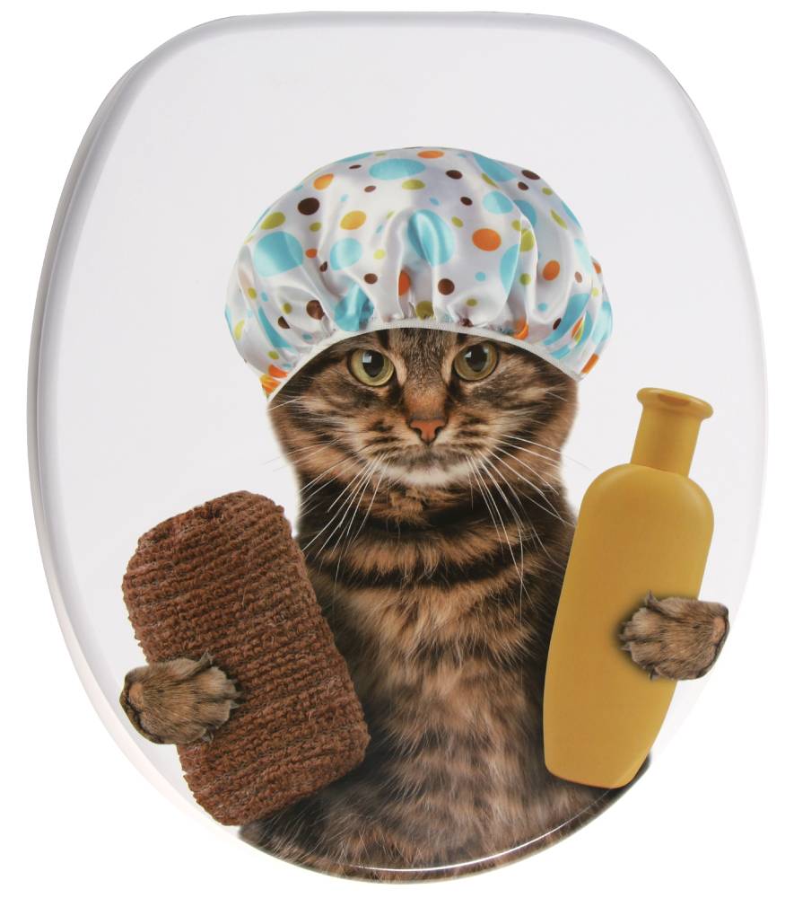 Sanilo 3-teiliges Badezimmer Set Shower Cat