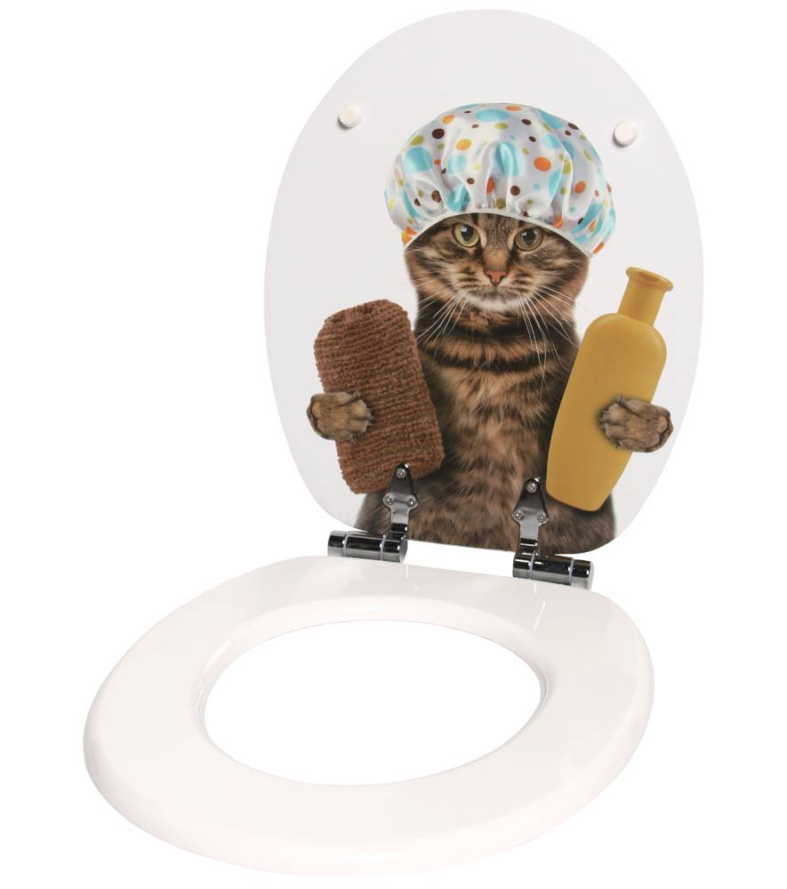 Sanilo 3-teiliges Badezimmer Set Shower Cat Großer Ausverkauf