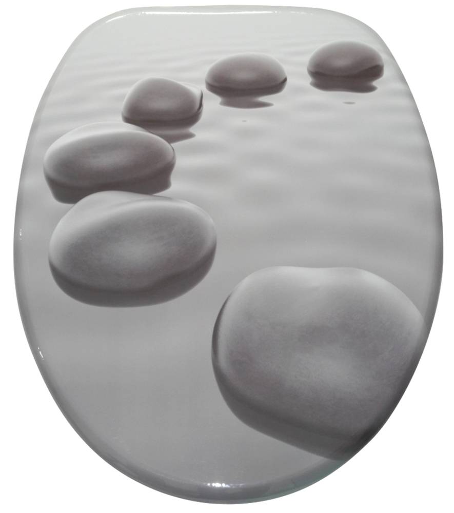 Sanilo 3-teiliges Badezimmer Set Black Stones