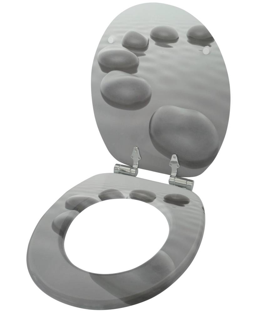 Sanilo 3-teiliges Badezimmer Set Black Stones Preisnachlass